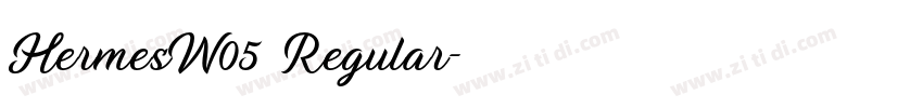 HermesW05 Regular字体转换